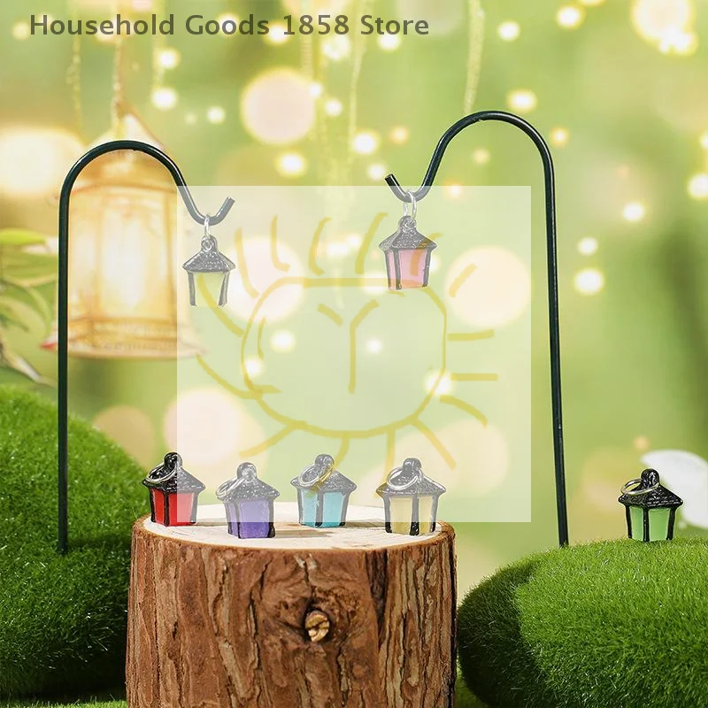 6Pcs Garden Miniature Decorative Stakes Glow-in-the-Dark Bonsai Mini Decorations Party Crafts Randomly Sent