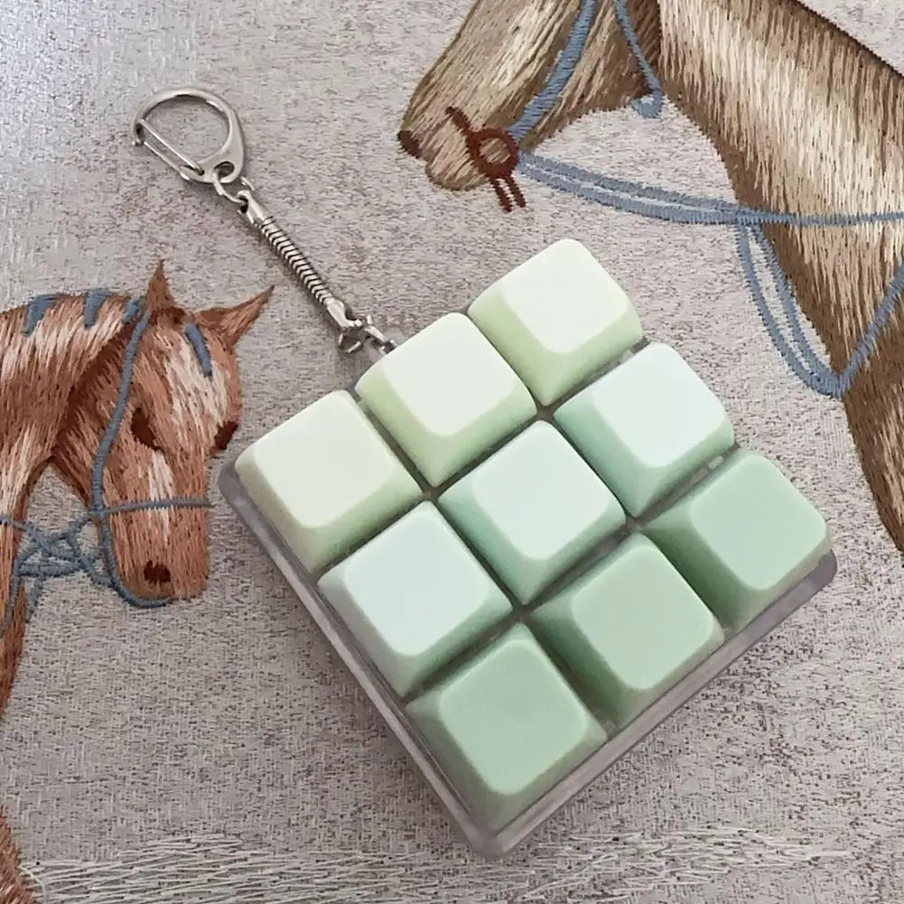 9 teclas Fidget teclado juguetes punto Keycap fiesta alivio del estrés DIY Keycaps juguete tapa de llave Fidget teclado Keycaps dedo Keycap