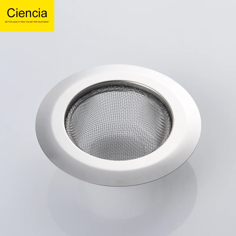 Ciencia Stainless Steel Kitchen Sink Filter Mesh Round Sink Drain Filter Filter Residue Sink Drainer Basket Kitchen Tool