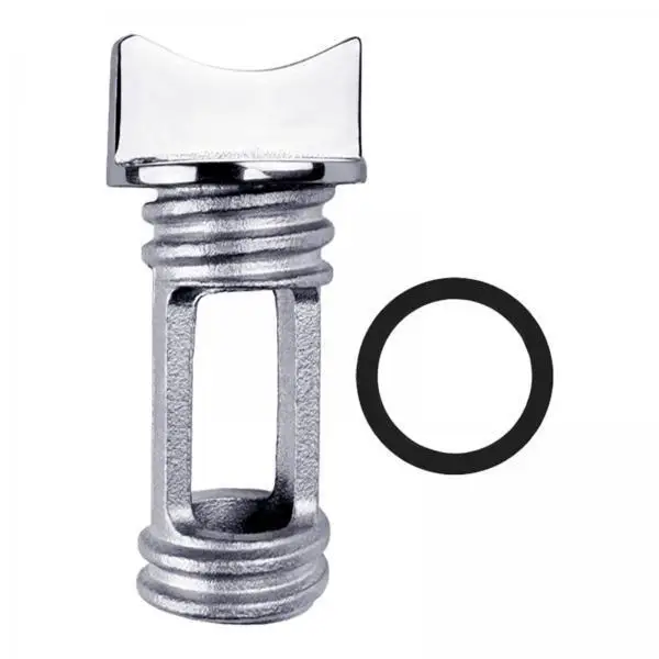 Universal Stainless Steel Boat Drain Plug with Rubber Gasket Fits 19mm Marine Kayak Canoe Yacht Raft Water Outlet view 2