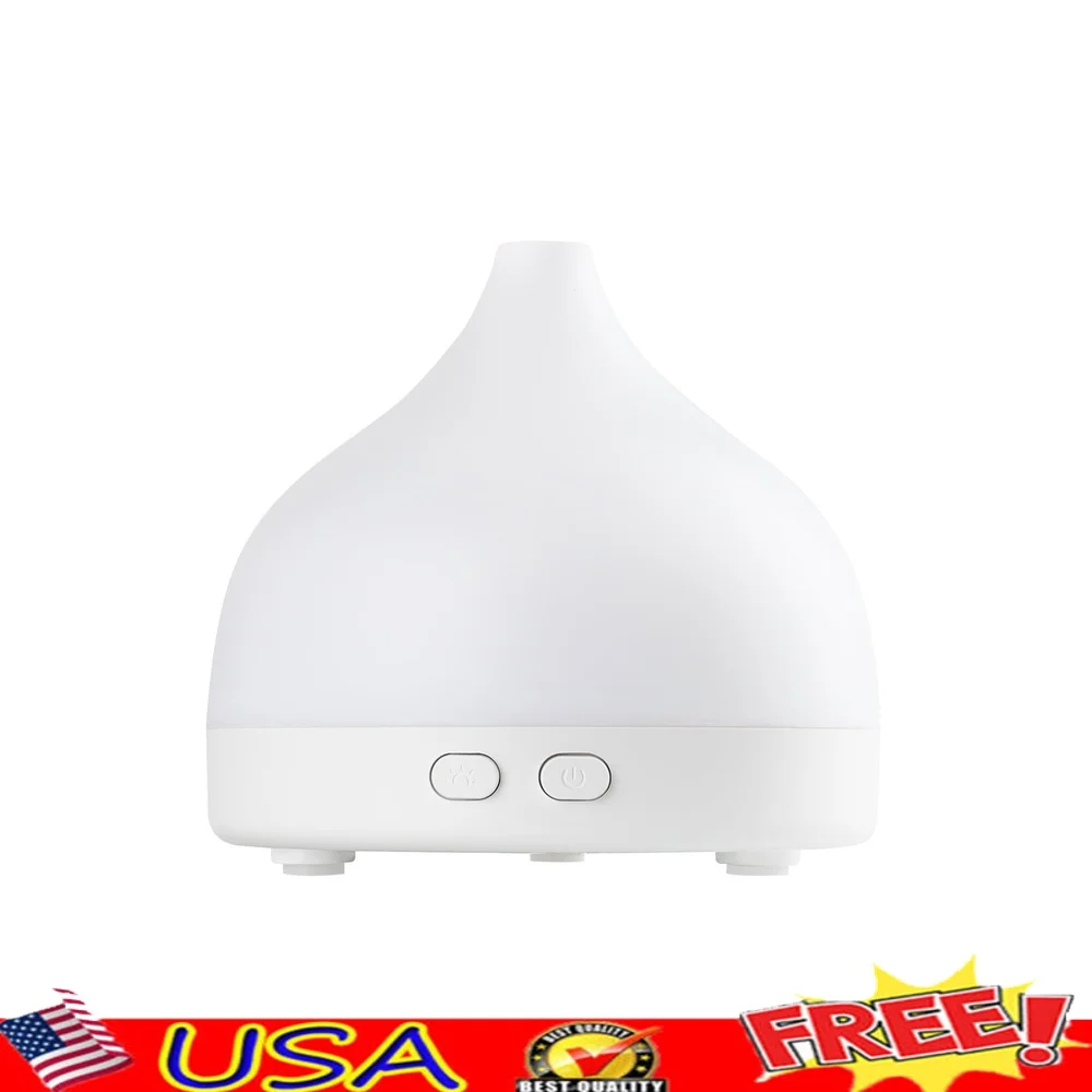 

Диффузор масла-капли Компактный размер Изменение цвета Светодиодный светильник Эфирный аромат Ароматический туман USB-шнур питания 3 подушечки Расслабляющий