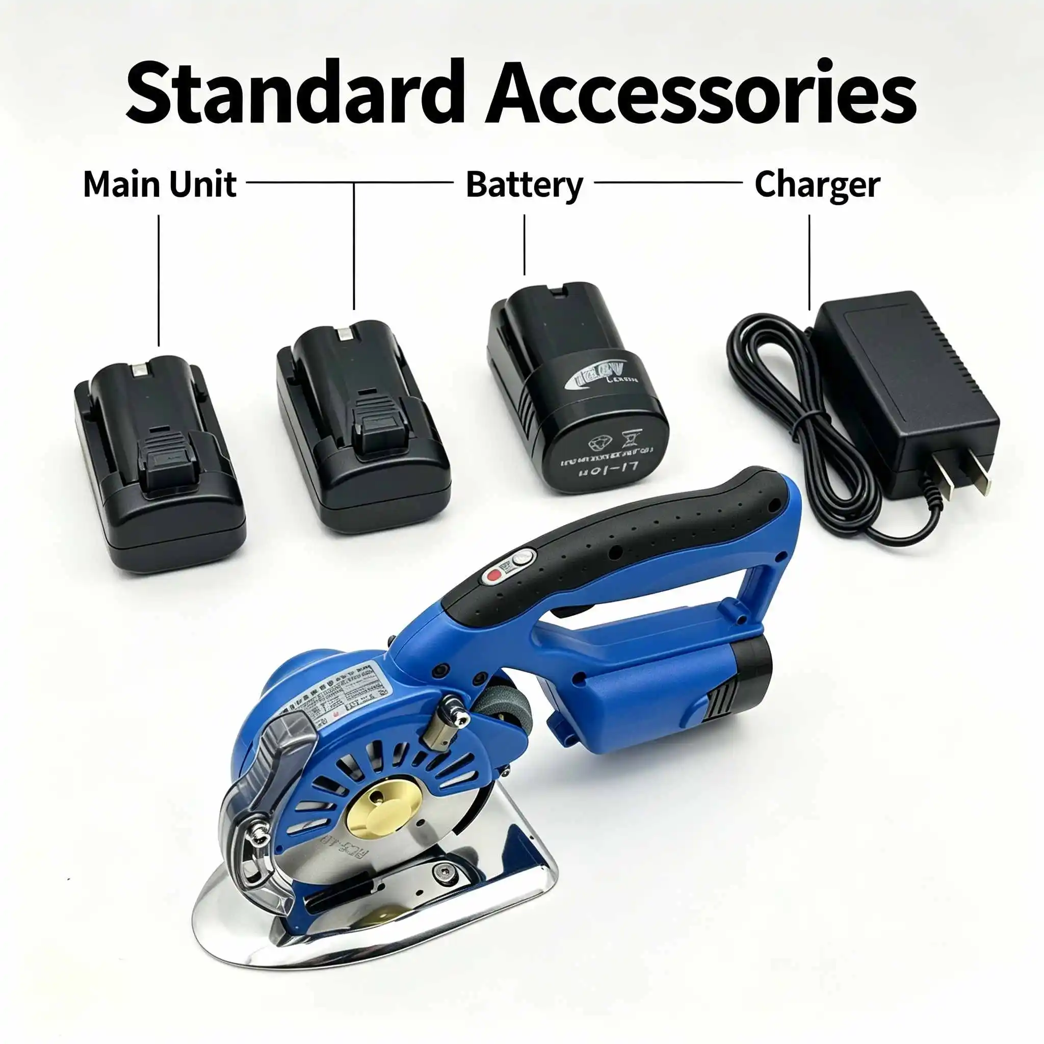 Servo Direct Drive Electric Rotary Cutter, Electric Scissors, Fabric Cutting Machine, Brushless Variable Speed Hand Push Cutter