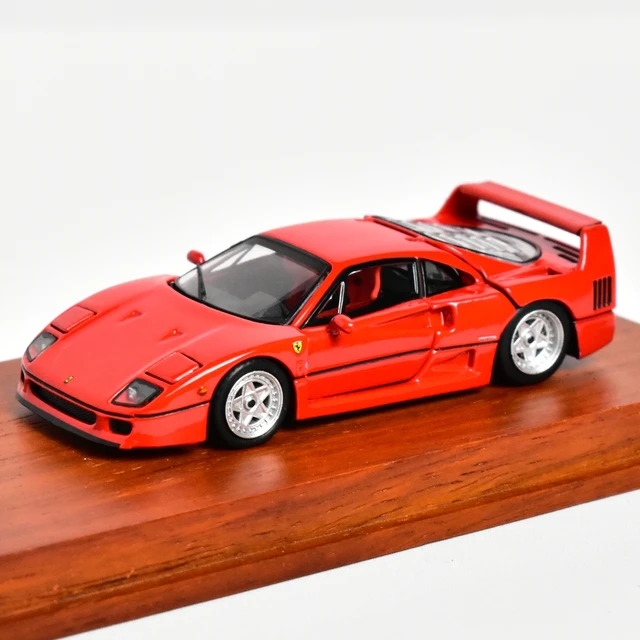 PGM 1:64 F40 Red fully Open Car Model