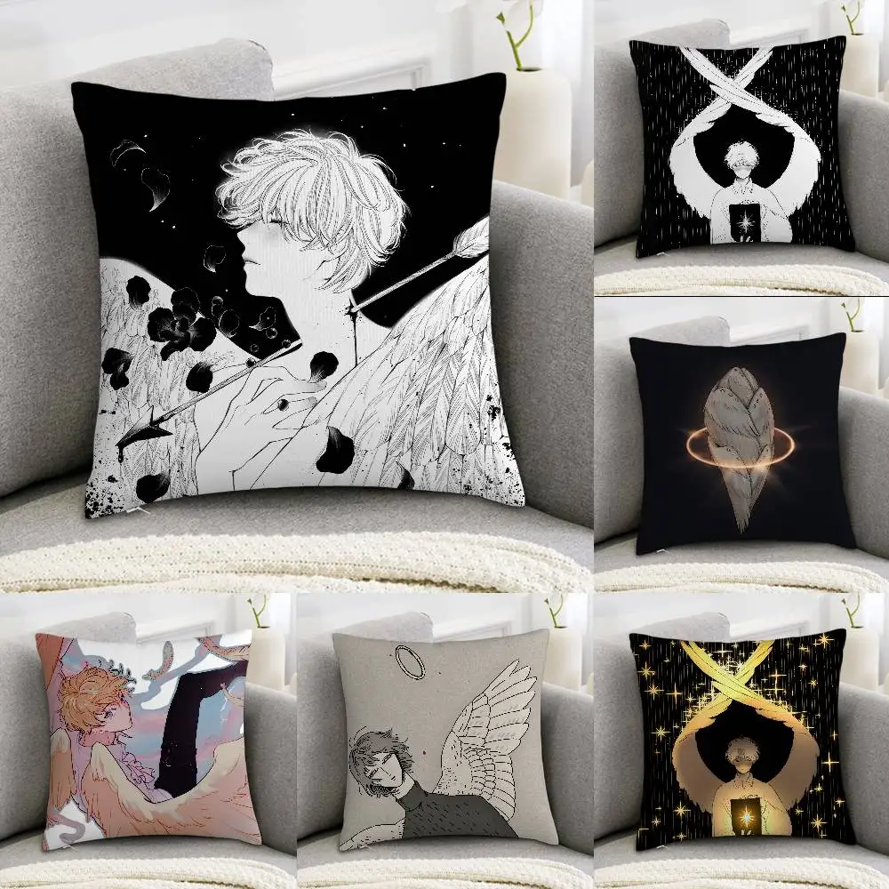 

Крылья ангела для мальчиков, наволочка для дивана, декоративная домашняя двусторонняя плюшевая квадратная наволочка с принтом, декоративная наволочка
