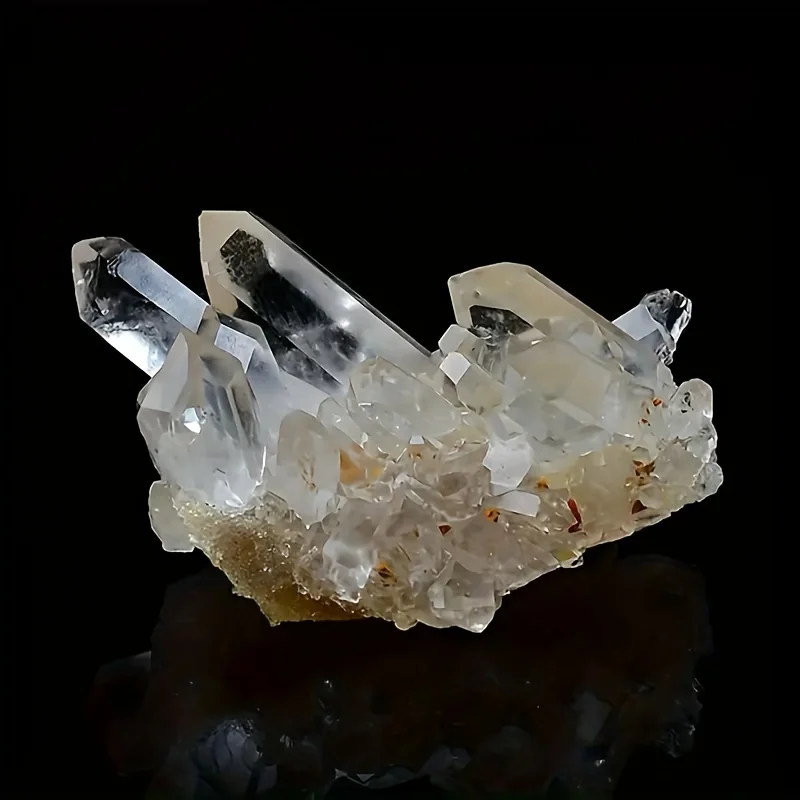AA+ Premium Transparent Quartz Cluster — Home Decor Crystal, Ideal Gift for Parents，Irregularly Shaped Specimen