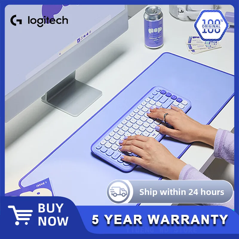 

New Logitech POP ICON KEYS Wireless Keyboard, Works with Computers, Comes in Packaging