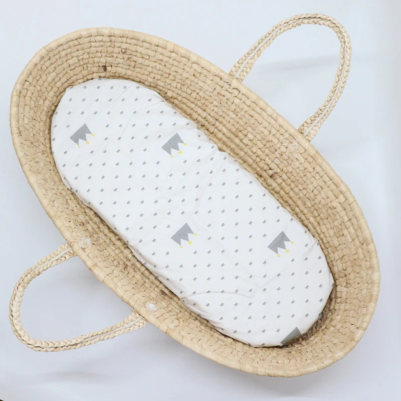 82x41 cm Katoenen Baby Ingericht Wieg Laken Zacht Ademend Pasgeboren Matrashoes 32x16 inch Aankleedkussen Cover voor Jongen Meisje