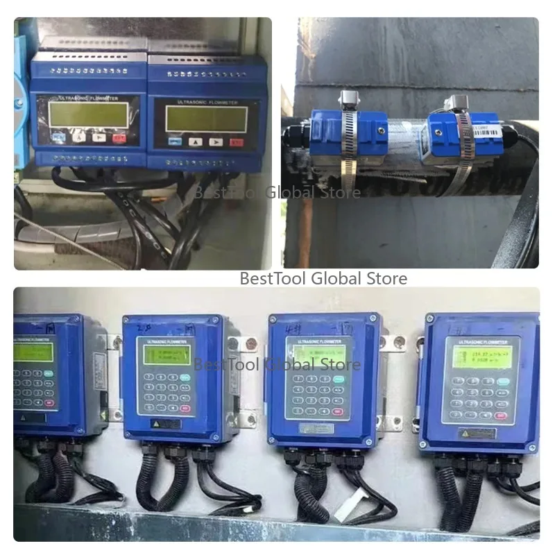 

Split Por-table Wall-mounted Flow Meter Ext-ernal Clamp-on Pi-pe Type Ultra-sonic Flow Meter Nes-teen Virt-ausmittari