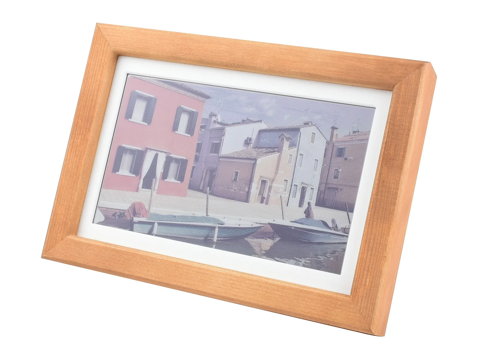 

Waveshare 7.3 Inch E-Paper Display ACeP 7-Color E-Ink Screen Module With Solid Wood Photo Frame Ultra-Long Standby 800×480