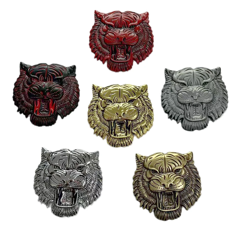 

3D Metal Tiger Head Car Trunk Rear Side Emblem Badge Decal Sticker CB-3