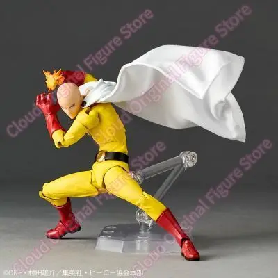 

In Stock 100% Kaiyodo1/12 Revoltech Amazing Yamaguchi One Punch Man Saitama Genos PVC Anime Action Figures Model Toy