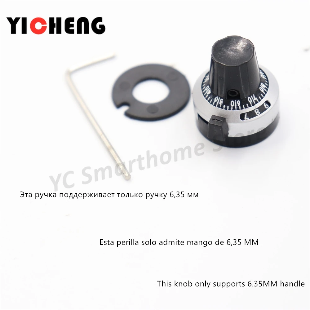 2 قطعة WXD3-13-2W الدقة متعددة بدوره الجهد سلك الجرح انزلاق مقاومة متغيرة ، تدوير ، يشعر جيدة ، مقبض تبديل