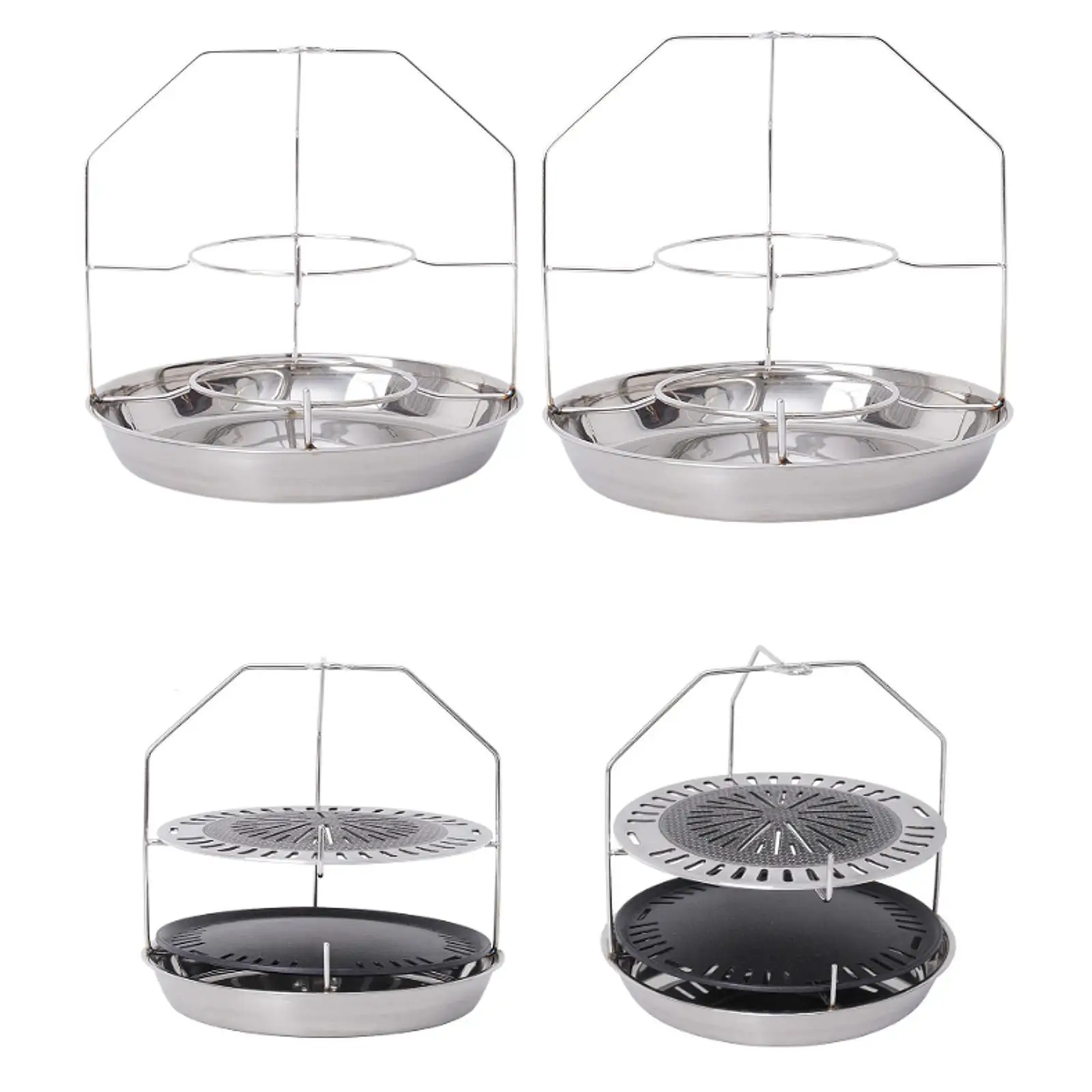 

Baking Tray Storage Basket Outdoor Cooking Versatile Grate Storage Basket