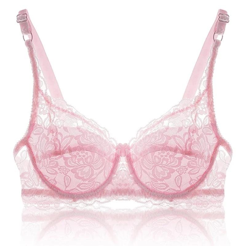 New Sexy Lace Bralette Bra Women Underwear Push Up Bralette Hollow Out Lingerie Embroidery Bra Brassiere Female Underwired Bh
