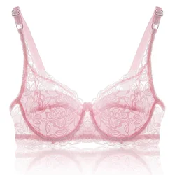 New Sexy Lace Bralette Bra Women Underwear  Push Up Bralette Hollow Out Lingerie Embroidery Bra Brassiere Female Underwired Bh