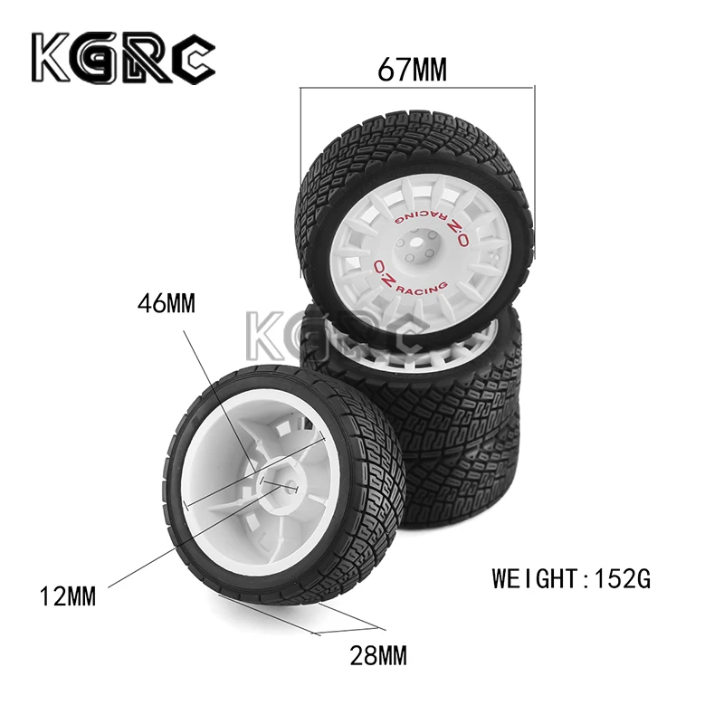 1/10 RC Racing Car Tires On Road Tyre Wheel for Tamiya TT01 TT02 XV01 TA06 PTG-2 HPI WR8 HSP /10 RC Car Upgrades Parts