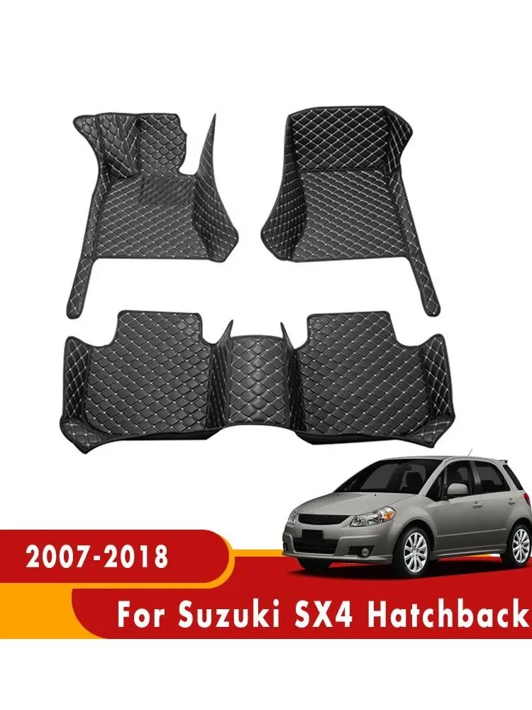 Dywaniki dla Suzuki SX4 Hatchback 2018 2017 2016 2015 2014 2013 2012 2011 2010 2009 2008 2007 samochodów maty podłogowe wnętrza stylizacji — zdjęcie 2