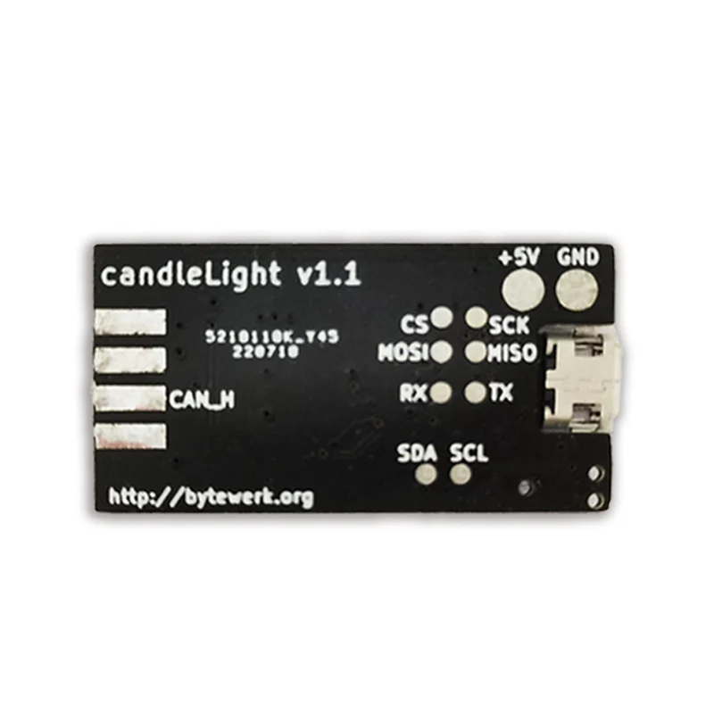 

L72A-Candlelight USB-модуль CAN-анализатор шины CAN адаптер для отладки CAN светодиодный индикатор для анализа протокола CAN с открытым исходным кодом