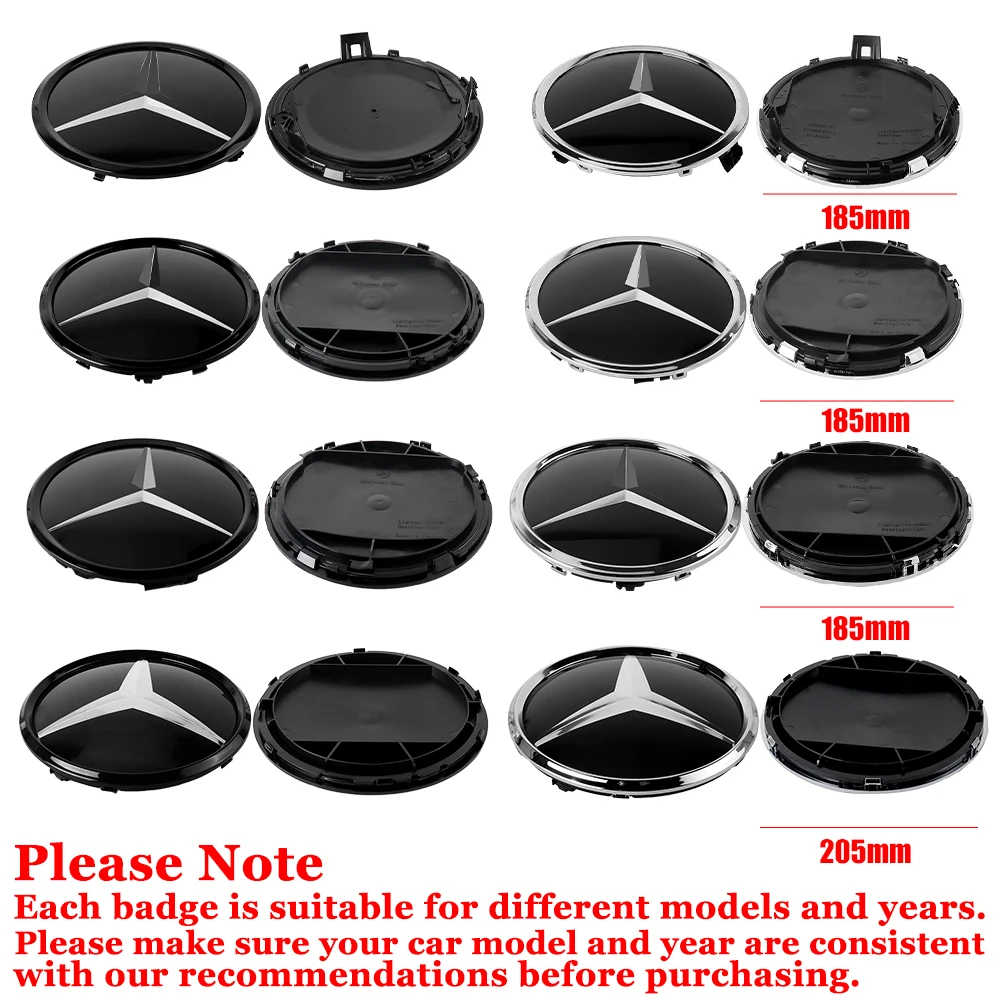 

Hot Car Front Grill Mirror Style Badge Replacement Auto Grille ABS Emblem Decoration Modification Accessories for M Car Sticker