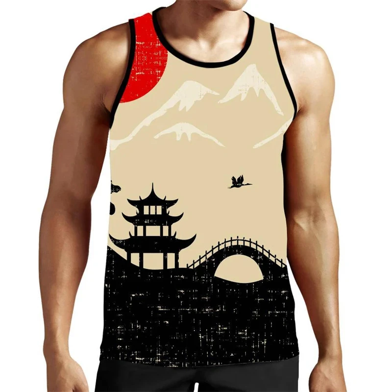Newest Fashion Tiger Lion 3D Print Man Tank Top Casual Hip Hop Graphic Streetwear Fitness Tops Men Summer Sleeveless Shirts Tees