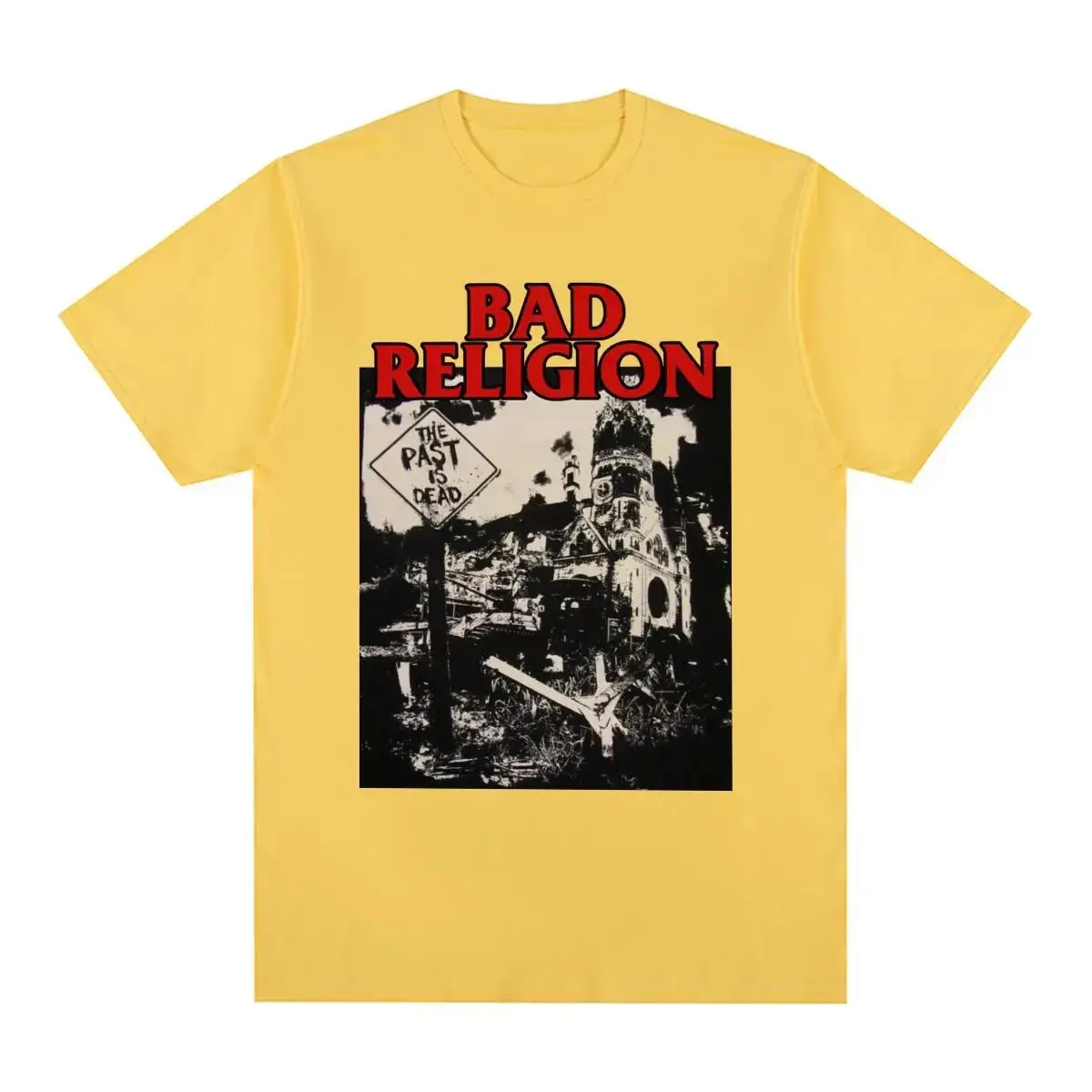 BAD RELIGION Vintage T Shirt Punk Rock Band Graphic Print Harajuku Streetwear Cotton Men Women EU Size T Shirt