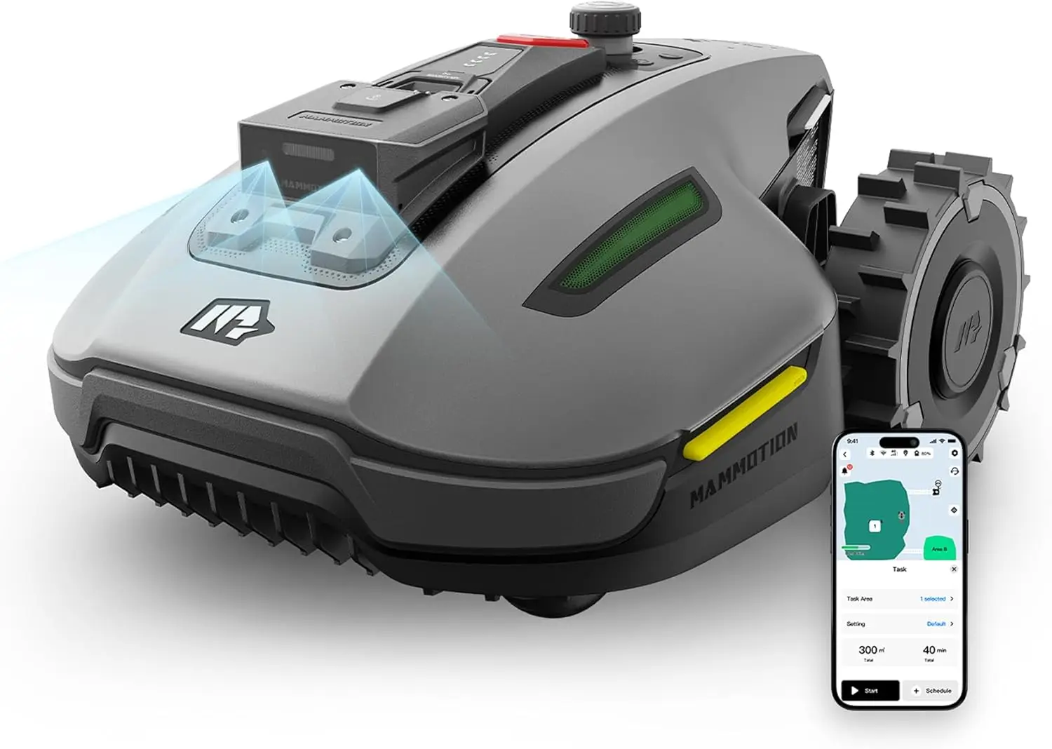

BRAND NEW YUKA Mini 700H Robot Lawn Mower, Reception 0.17 Acre, Ultrasense AI Vision+ RTK Positioning, Auto Mapping, App Contro