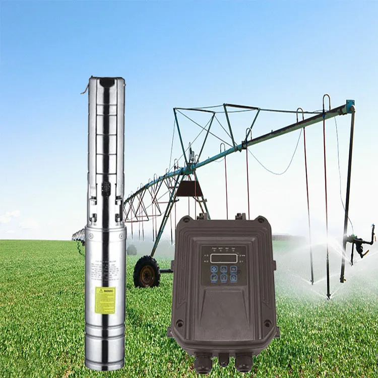 Dc Solar Submersible Energy Water Pump Inverter Booster Pressure Solar Motor Pump For Agriculture