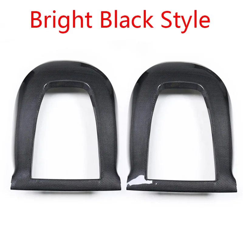

Real Carbon Fiber Car Seat Cover Back Paste Interior Rear Seats Anti-Kick Kickproof Cover For Tesla Model 3 19-22 Model Y 2021