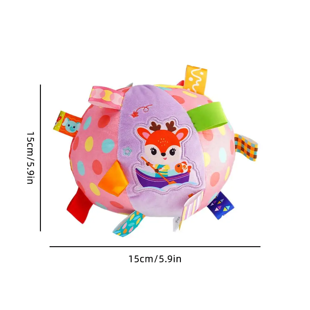 Soft Baby sonaglio giocattoli peluche sonaglio giocattolo campana carillon palla Infant Girl Boy Learning Toy Soft Handbell Grab Shaker