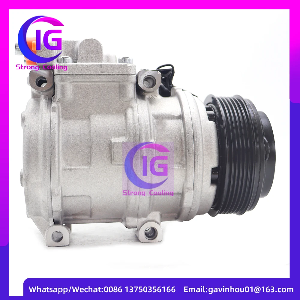 

6pk 10PA17C AC Compressor For SSANGYONG RODIUS 2.7 Xdi 2004-2007 6652300011 6652300211 180500390A