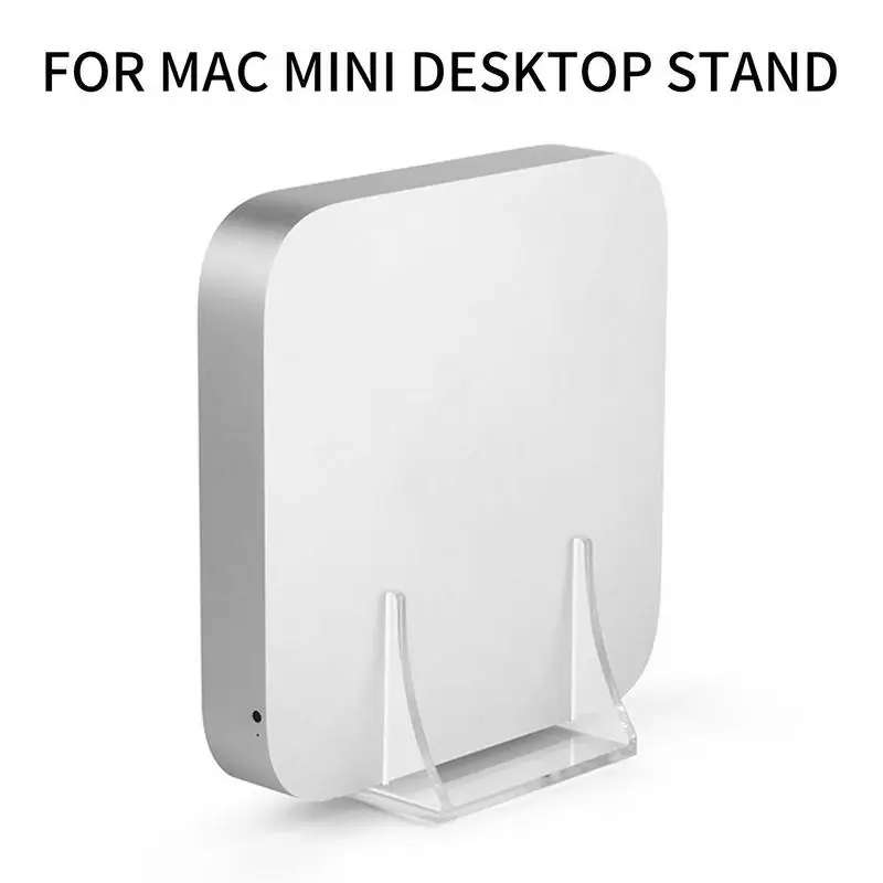 Vertical Stand ForMac Mini Acrylic Laptop Desktop Stand Anti-Slip Adjustable Computer Holder ForAppleMAC Mini 2010-2020