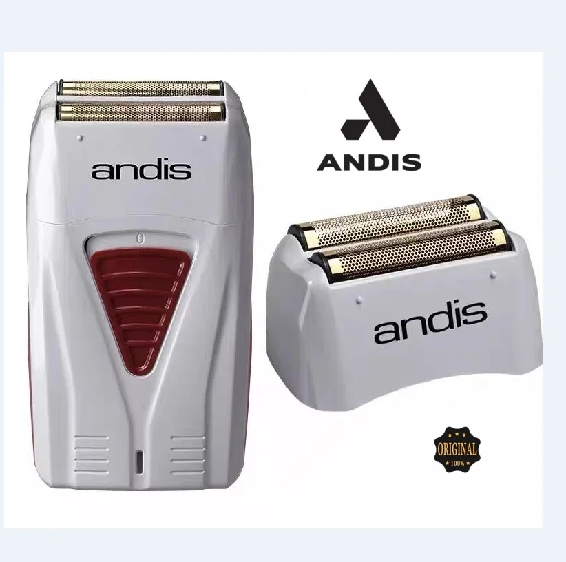 Original Andis TS-1 Foil Lithium Titanium Shaver Smooth Shaving Cordless Shaver With Charger For Men Razor Bald Hair Clipper