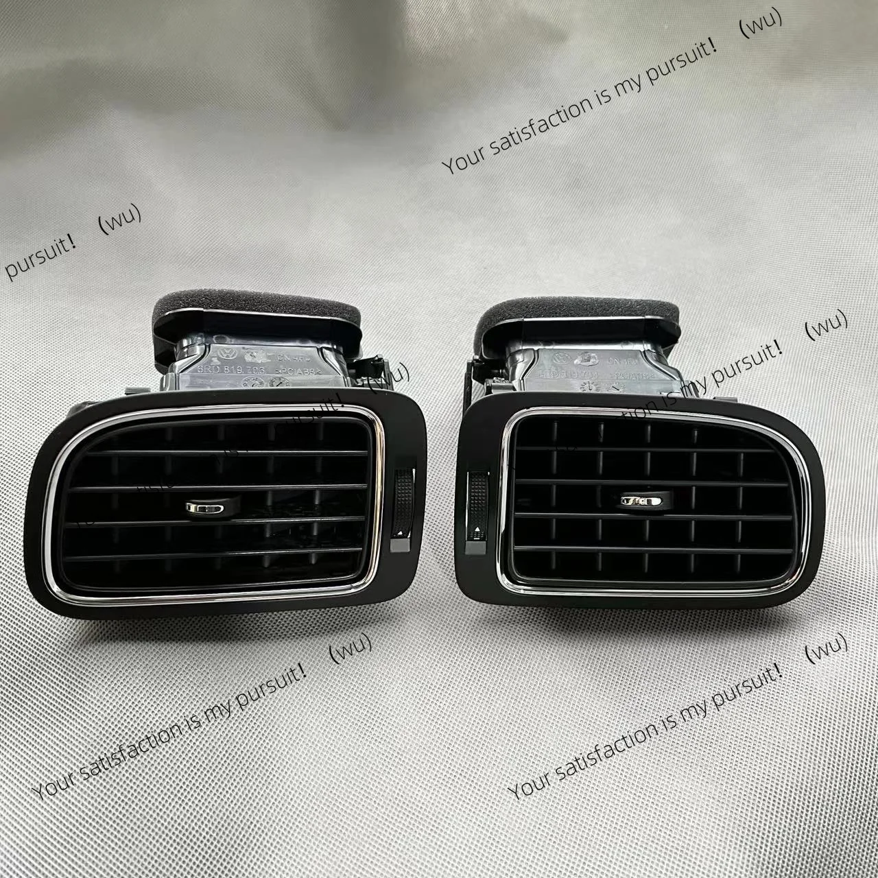 

ZOCI-1pc Matte Black Left Right Central Dashboard A/C Air Outlet Vent For VW Polo 2014 2015 2016 6RD 819 704 6RD 819 703