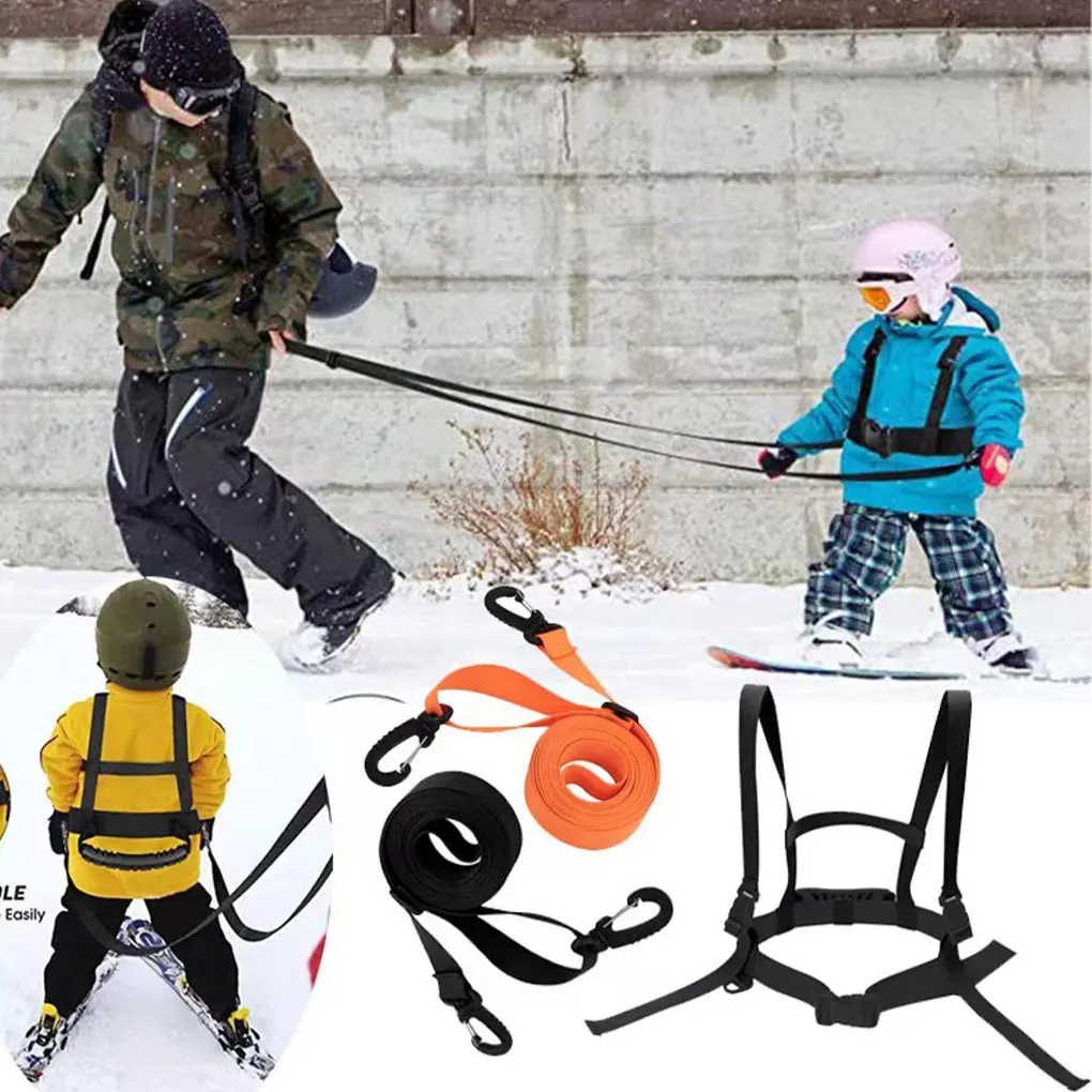 

Children Skiing Safety Harness Adjustable Leashes For Control Children Ski Harness
