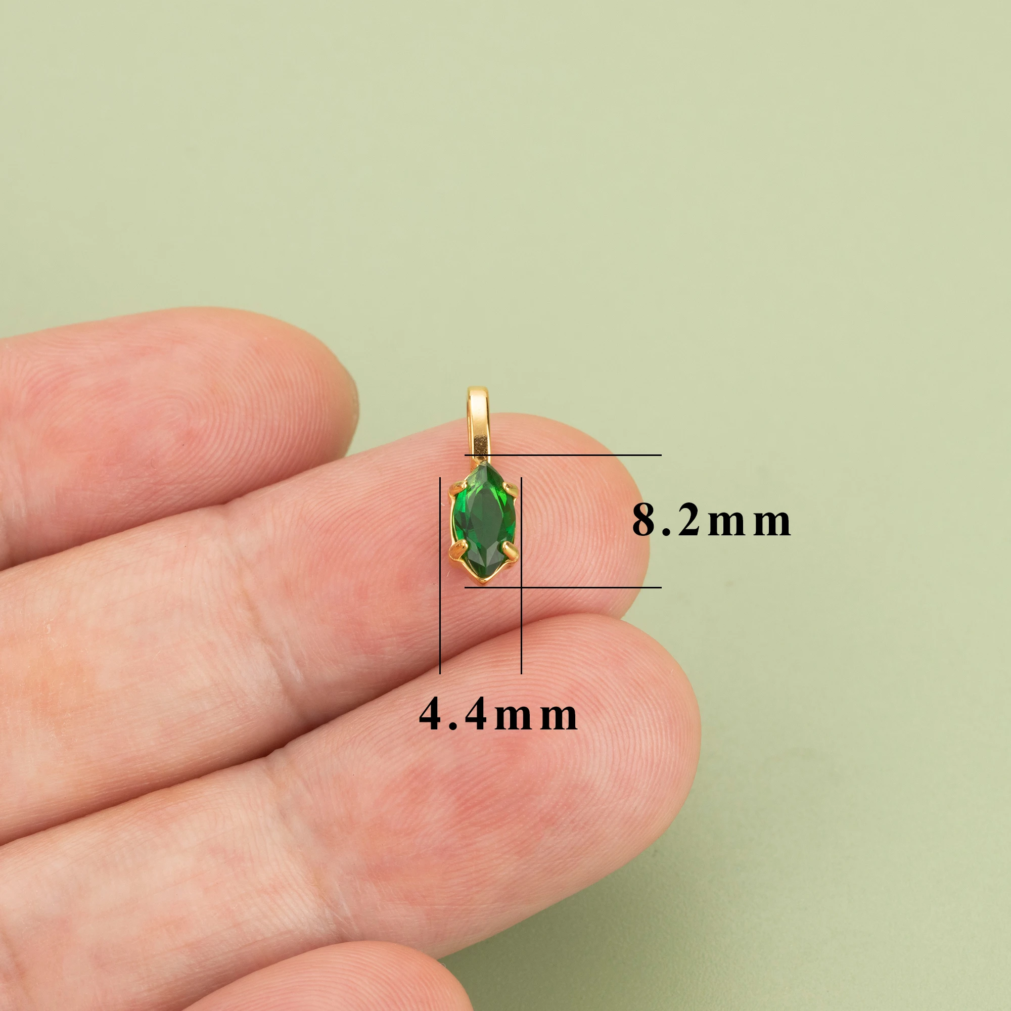 YEGUI,4pcs/lot,MI51,waterproof jewelry accessories,stainless steel,zircons,charms,jewelry making findings,diy pendants