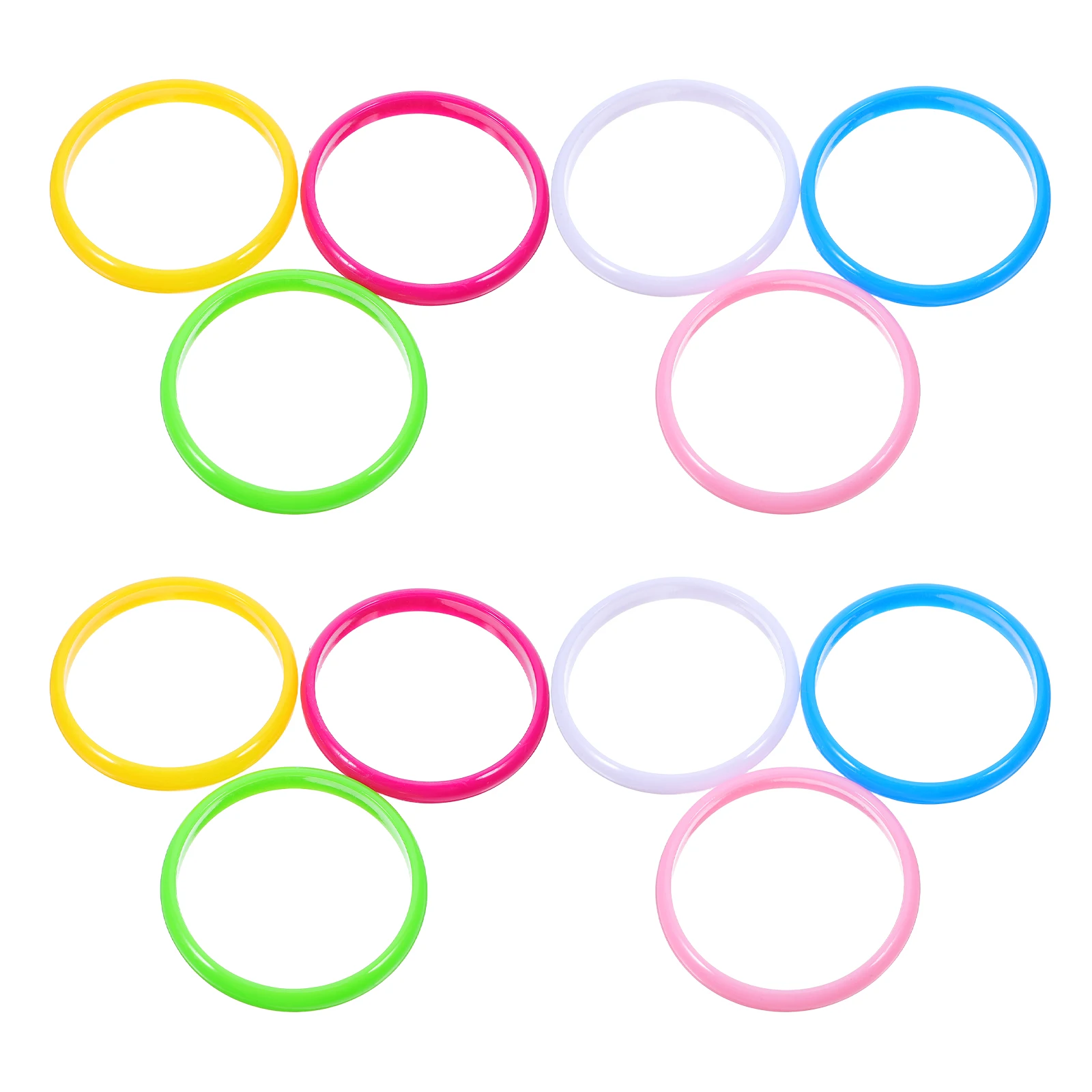 

48 Pcs Candy-Colored Bracelet Bangle Bracelets Plastic Gift Bangles for Girls Child