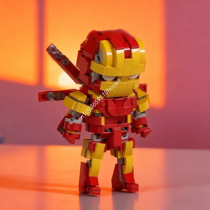 

356pcs MOC Iron Manned Model Building Blocks Construction DIY Creative Toys Idea Education Christmas Gifts Brick Kids Birthday