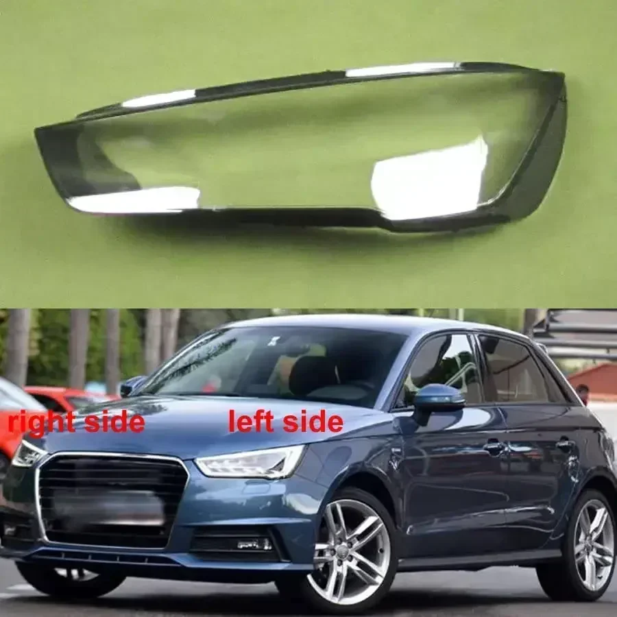 

For Audi A1 2015 2016 2017 2018 Headlight Lens Cover Transparent Lampshade Headlamp Shell Plexiglass Auto Replacement Parts