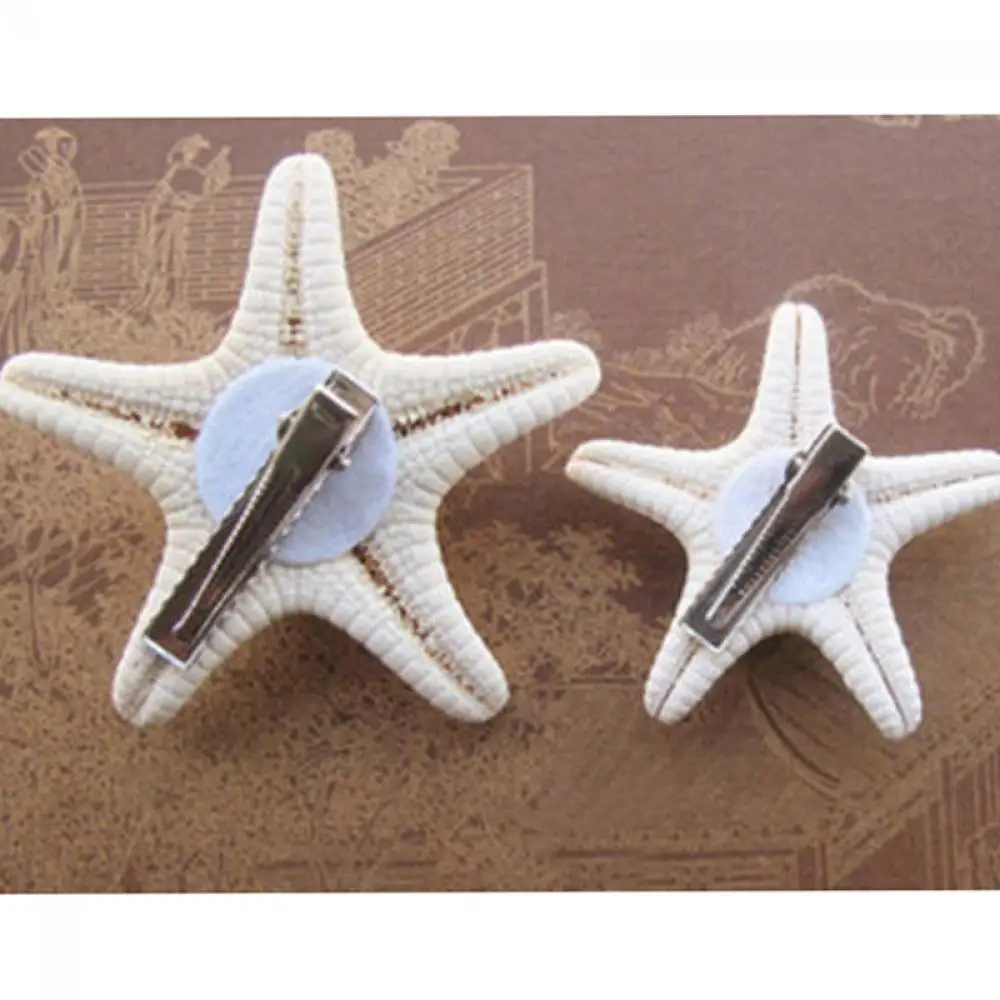 2 pcs Womens Girls Elegant BEAUTY Starfish Sea Star Hairpin Hair Clip