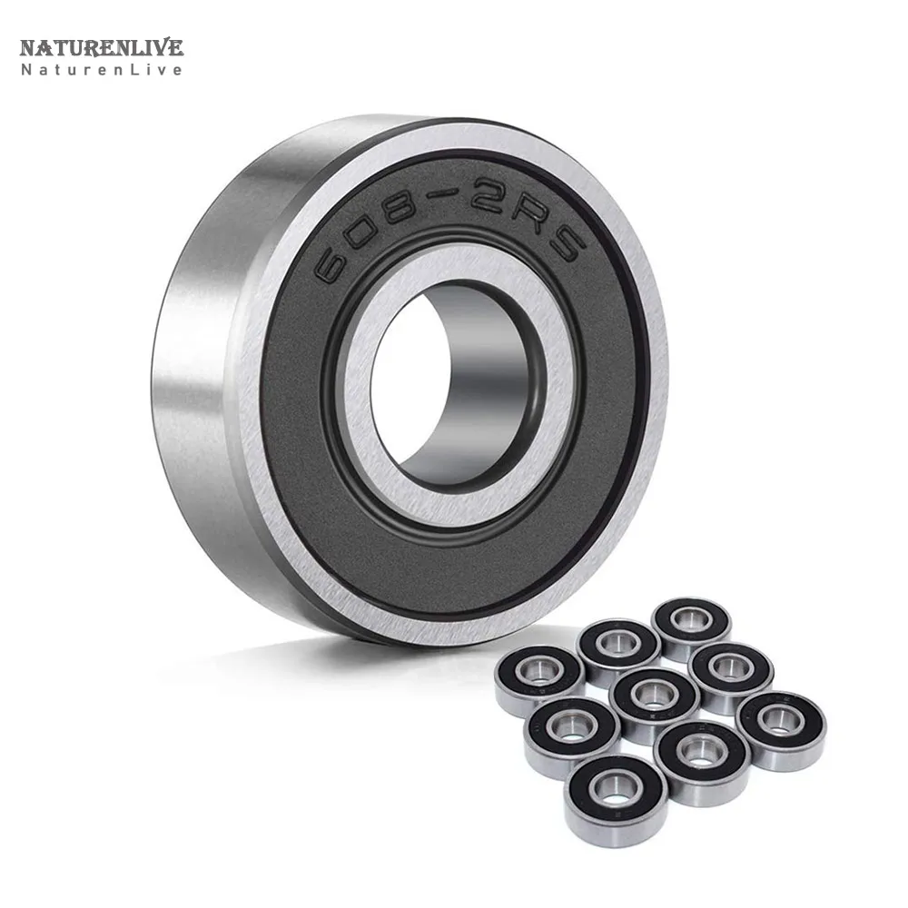 

10pcs Skateboard bearing double rubber seal shield micro deep groove bearing suitable for skateboards, scooters, roller skates