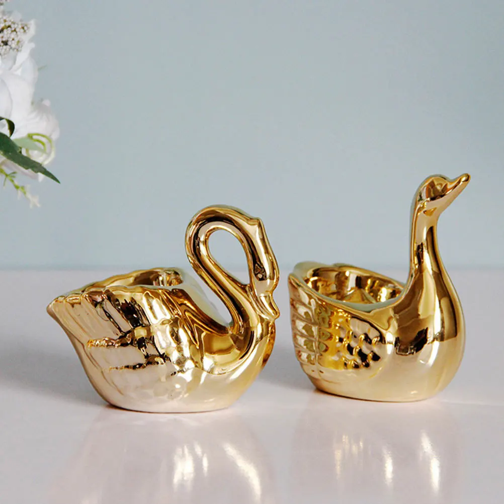

Incense Stick Burner Home Furnace Decorative Aroma Household Holder Swan Shaped Tray Ceramic