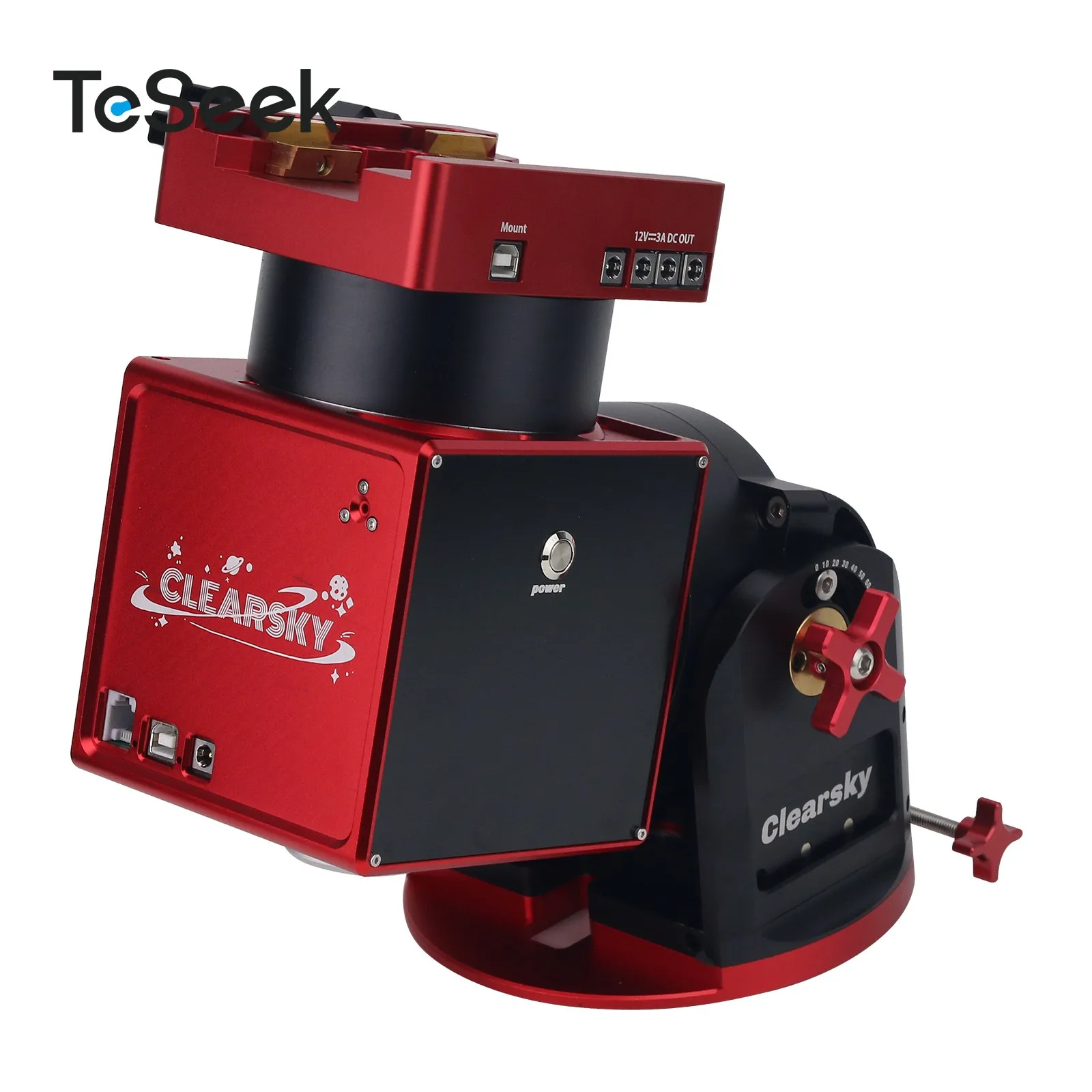 TeSeek ClearSky ST25 Pro Supporto per teodolite armonico equatoriale Supporto meccanico per casa e brevetto Funzione limite meccanico