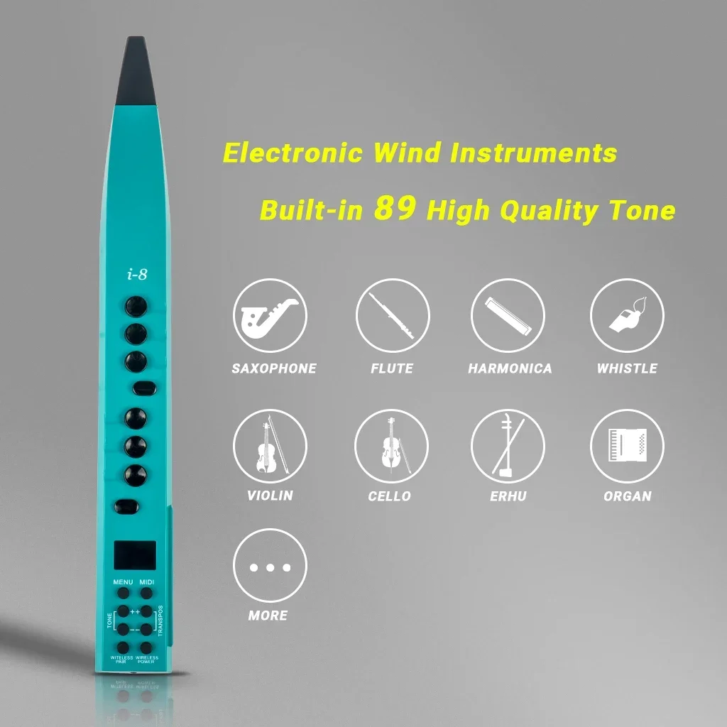 Portable Aerophone Electric Sax Saxophone USB LCD Sax Clarinet Violin Trumpet 83 Sounds Amplifier Jack For Beginner Older SET