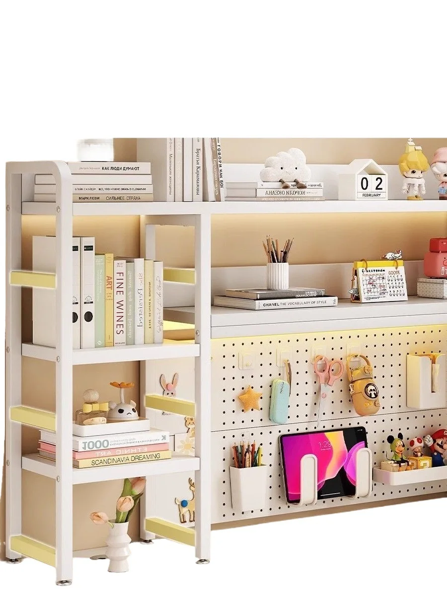 

Home desktop storage, shelves, desk multi-layer wrought iron