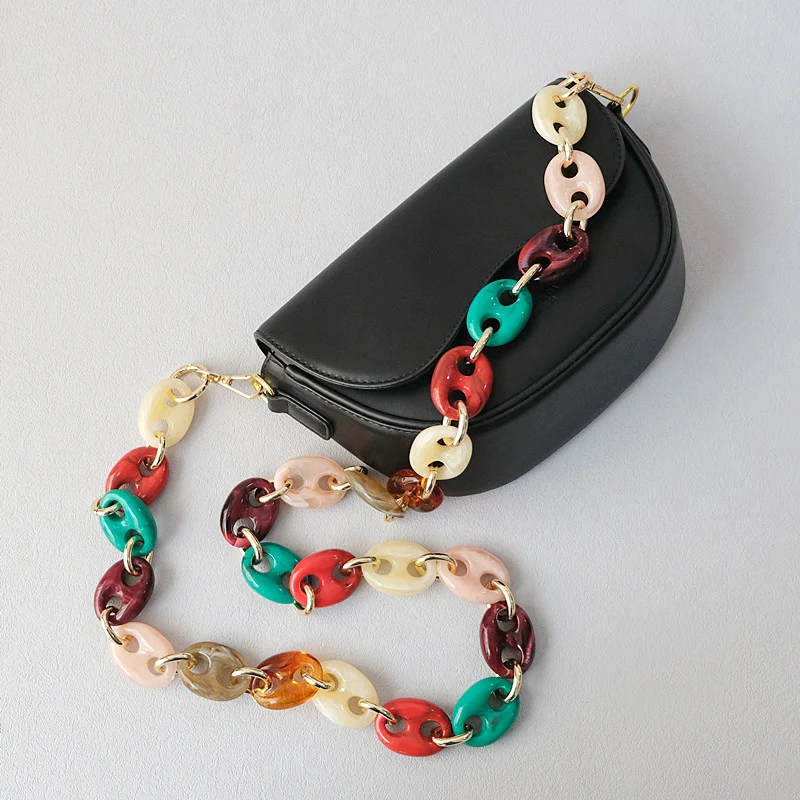 Neue Mode Damenhandtaschen-Accessoire Abnehmbare Ersatzteile Kette Candy Candy Riemen Damenhandtasche Metall-Schultergriff-Kette – Detail 33