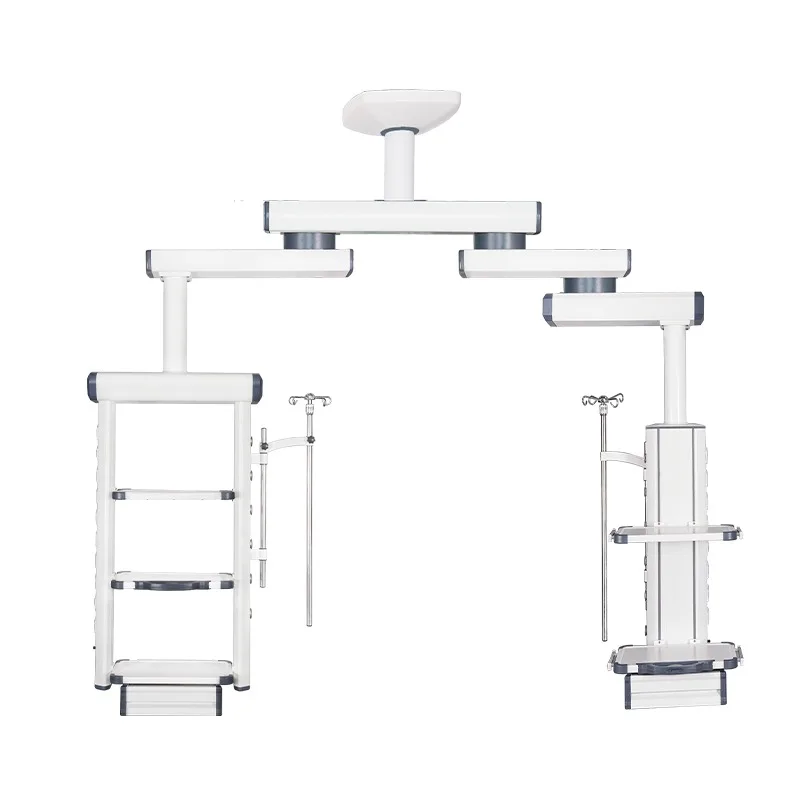 Professional Lower Price Operating Theatre Ceiling Mounted Medical Pendant Double Arm for Operating Room Use