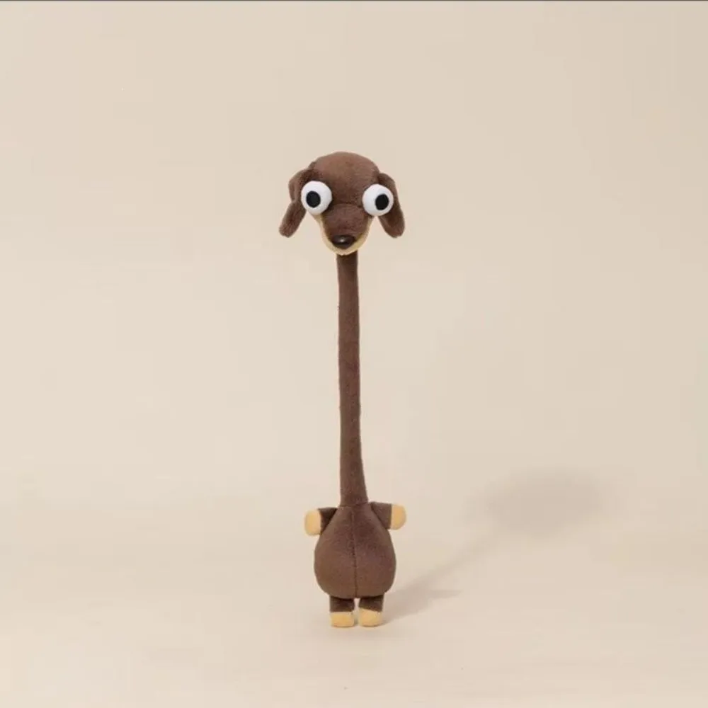 New 40cm Long-necked Pendant Cute Cartoon White Goose Bag Pendant Fun Long-Neck Chicken Keychain Birthday Gift