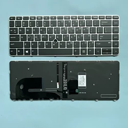 840 G3 US Spanish Keyboard For HP EliteBook 840 G3 745 G3 745 G4 840 G4 848 G4 Laptop SP 836308-001 821177-001 NSK-CY2BV