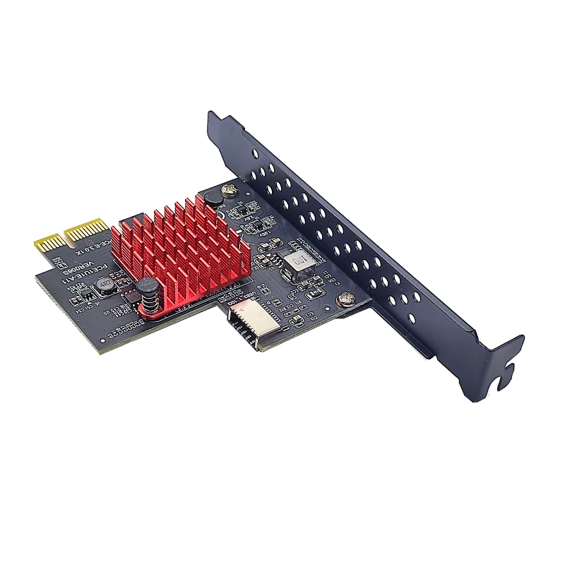 NEW Add on Card PCI Express 3.0 X1 USB 3.2 TYPE-E Card PCIe Front Type-C Adapter Riser Type-E USB3.2 A-KEY 10Gbps Expansion Card