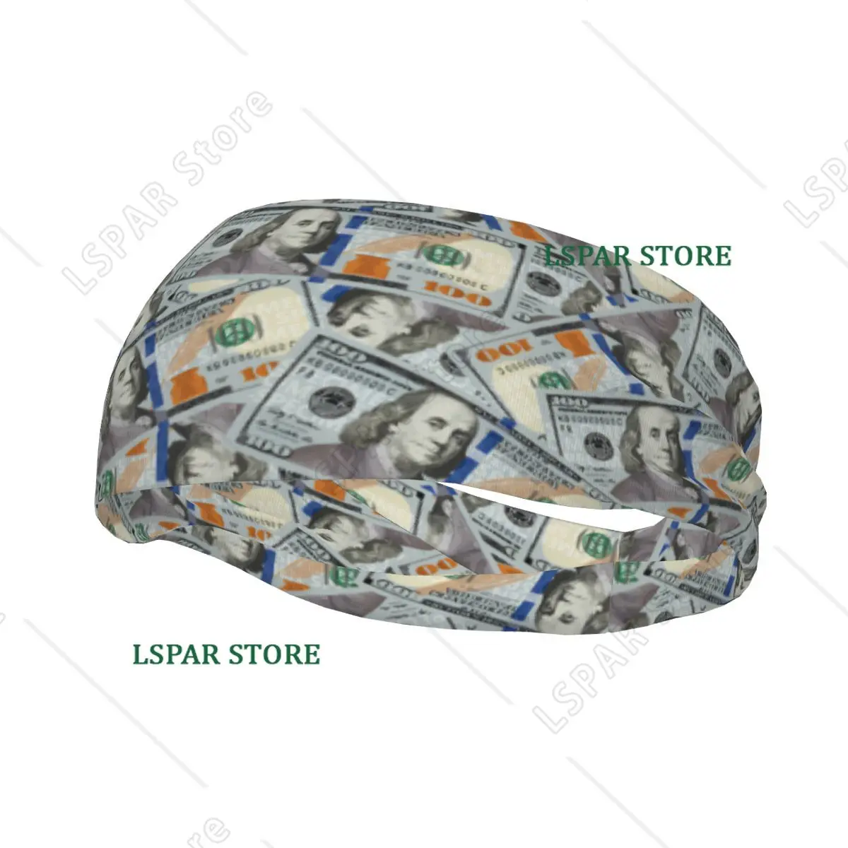 

Headband Sports Yoga Fitness Stretch Sweatband Hair Band Elasticity Headband 100 Dollar Bills